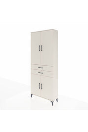 Arges Dolap 4 Raflı 2 Çekmeceli 4 Kapaklı 88x30x221 - S30M151V1A