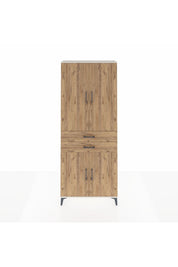 Arges Dolap 4 Raflı 2 Çekmeceli 4 Kapaklı 88x30x221 - S30M151V3A
