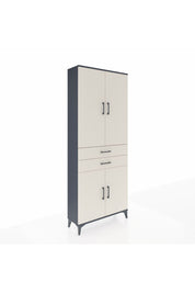 Arges Dolap 4 Raflı 2 Çekmeceli 4 Kapaklı 88x30x221 - S30M151V4A