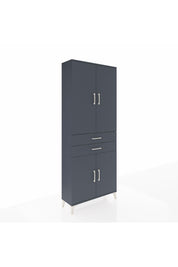 Arges Dolap 4 Raflı 2 Çekmeceli 4 Kapaklı 88x30x221 - S30M151V5A