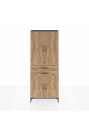 Arges Dolap 4 Raflı 2 Çekmeceli 4 Kapaklı 88x30x221 - S30M151V6A