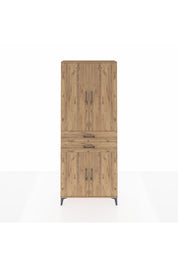 Arges Dolap 4 Raflı 2 Çekmeceli 4 Kapaklı 88x30x221 - S30M151V9A