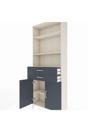 Arges Dolap 4 Raflı 2 Çekmeceli 2 Kapaklı 88x30x221 - S30M152V2A