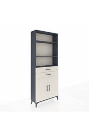Arges Dolap 4 Raflı 2 Çekmeceli 2 Kapaklı 88x30x221 - S30M152V4A