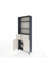 Arges Dolap 4 Raflı 2 Çekmeceli 2 Kapaklı 88x30x221 - S30M152V4A