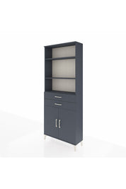 Arges Dolap 4 Raflı 2 Çekmeceli 2 Kapaklı 88x30x221 - S30M152V5A