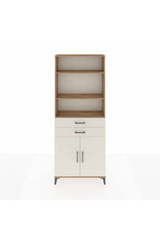 Arges Dolap 4 Raflı 2 Çekmeceli 2 Kapaklı 88x30x221 - S30M152V7A