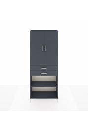 Arges Dolap 4 Raflı 2 Çekmeceli 2 Kapaklı 88x30x221 - S30M153V5A