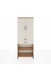 Arges Dolap 4 Raflı 2 Çekmeceli 2 Kapaklı 88x30x221 - S30M153V7A