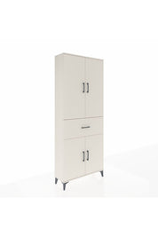 Arges Dolap 4 Raflı Tek Çekmeceli 4 Kapaklı 88x30x221 - S30M154V1A