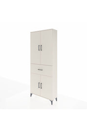 Arges Dolap 4 Raflı Tek Çekmeceli 4 Kapaklı 88x30x221 - S30M154V1A