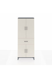 Arges Dolap 4 Raflı Tek Çekmeceli 4 Kapaklı 88x30x221 - S30M154V4A