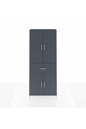 Arges Dolap 4 Raflı Tek Çekmeceli 4 Kapaklı 88x30x221 - S30M154V5A