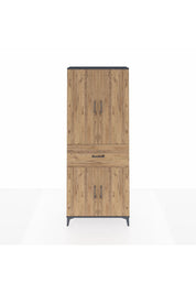 Arges Dolap 4 Raflı Tek Çekmeceli 4 Kapaklı 88x30x221 - S30M154V6A