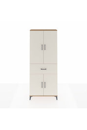 Arges Dolap 4 Raflı Tek Çekmeceli 4 Kapaklı 88x30x221 - S30M154V7A