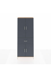 Arges Dolap 4 Raflı Tek Çekmeceli 4 Kapaklı 88x30x221 - S30M154V8A