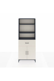 Arges Dolap 4 Raflı Tek Çekmeceli 2 Kapaklı 88x30x221 - S30M155V4A