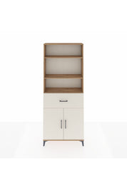 Arges Dolap 4 Raflı Tek Çekmeceli 2 Kapaklı 88x30x221 - S30M155V7A