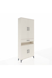 Arges Dolap 5 Raflı Tek Çekmeceli 4 Kapaklı 88x30x221 - S30M157V1A