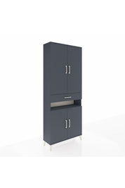 Arges Dolap 5 Raflı Tek Çekmeceli 4 Kapaklı 88x30x221 - S30M157V5A