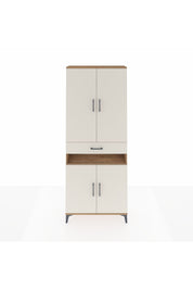 Arges Dolap 5 Raflı Tek Çekmeceli 4 Kapaklı 88x30x221 - S30M157V7A