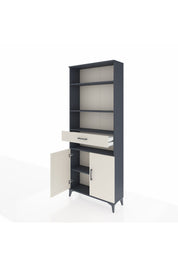 Arges Dolap 5 Raflı Tek Çekmeceli 2 Kapaklı 88x30x221 - S30M158V4A