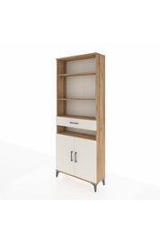 Arges Dolap 5 Raflı Tek Çekmeceli 2 Kapaklı 88x30x221 - S30M158V7A