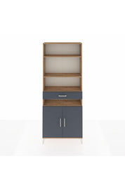 Arges Dolap 5 Raflı Tek Çekmeceli 2 Kapaklı 88x30x221 - S30M158V8A