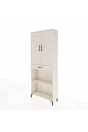 Arges Dolap 4 Raflı Tek Çekmeceli 2 Kapaklı 88x30x221 - S30M159V1A