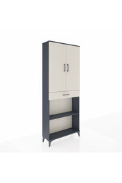 Arges Dolap 4 Raflı Tek Çekmeceli 2 Kapaklı 88x30x221 - S30M159V4A