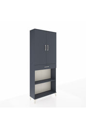 Arges Dolap 4 Raflı Tek Çekmeceli 2 Kapaklı 88x30x221 - S30M159V5A