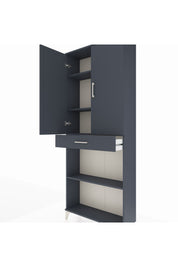 Arges Dolap 4 Raflı Tek Çekmeceli 2 Kapaklı 88x30x221 - S30M159V5A