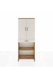 Arges Dolap 4 Raflı Tek Çekmeceli 2 Kapaklı 88x30x221 - S30M159V7A