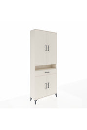 Arges Dolap 5 Raflı Tek Çekmeceli 4 Kapaklı 88x30x221 - S30M160V1A