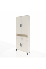 Arges Dolap 5 Raflı Tek Çekmeceli 4 Kapaklı 88x30x221 - S30M160V1A