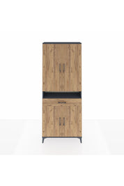 Arges Dolap 5 Raflı Tek Çekmeceli 4 Kapaklı 88x30x221 - S30M160V6A