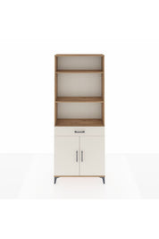Arges Dolap 4 Raflı Tek Çekmeceli 2 Kapaklı 88x30x221 - S30M161V7A
