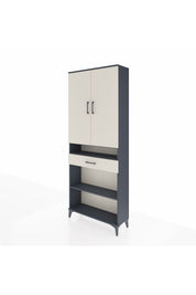 Arges Dolap 5 Raflı Tek Çekmeceli 2 Kapaklı 88x30x221 - S30M162V4A