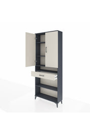 Arges Dolap 5 Raflı Tek Çekmeceli 2 Kapaklı 88x30x221 - S30M162V4A