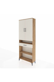 Arges Dolap 5 Raflı Tek Çekmeceli 2 Kapaklı 88x30x221 - S30M162V7A