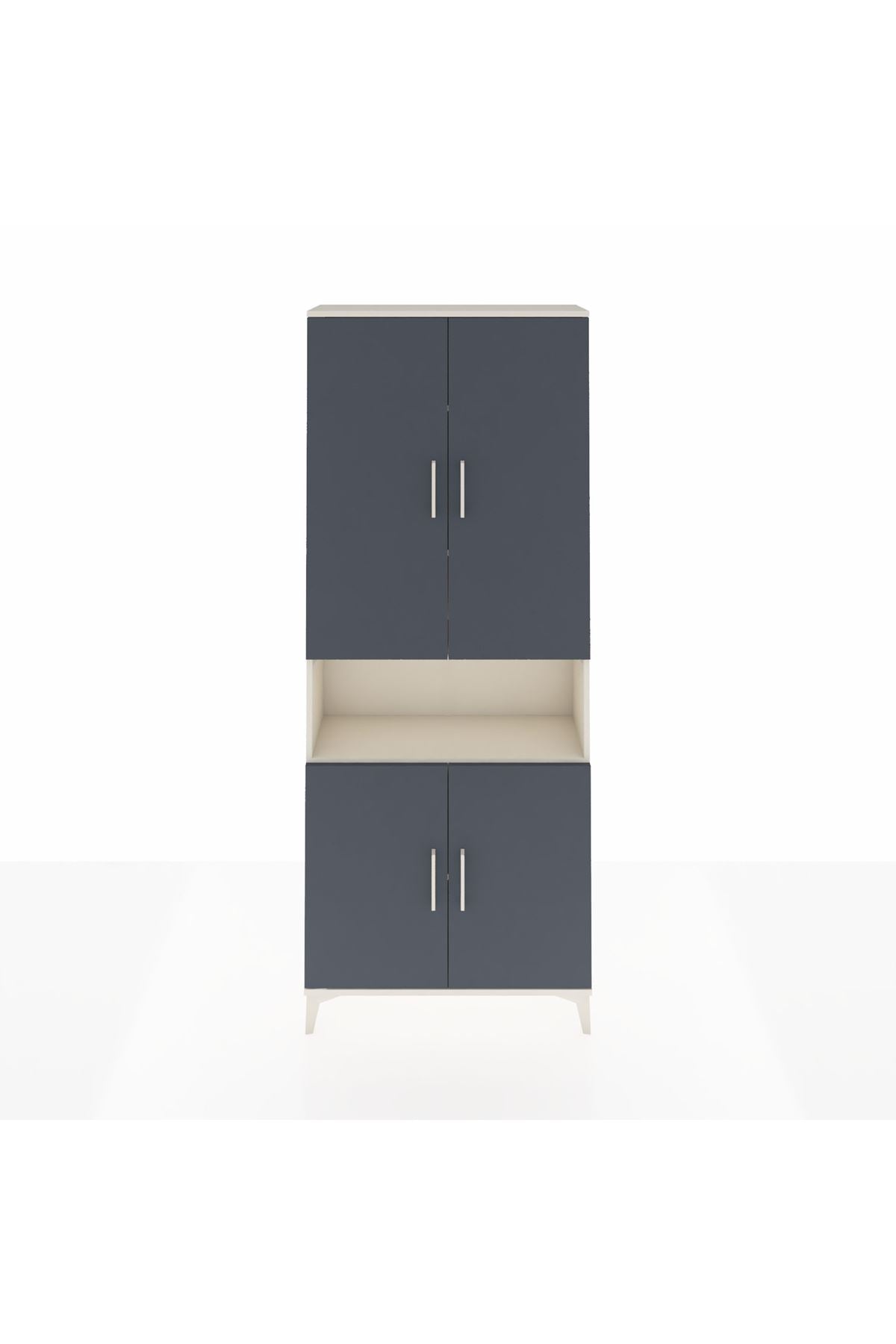 Arges Dolap 5 Raflı 4 Kapaklı 88x30x221 - S30M163V2A