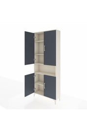 Arges Dolap 5 Raflı 4 Kapaklı 88x30x221 - S30M163V2A
