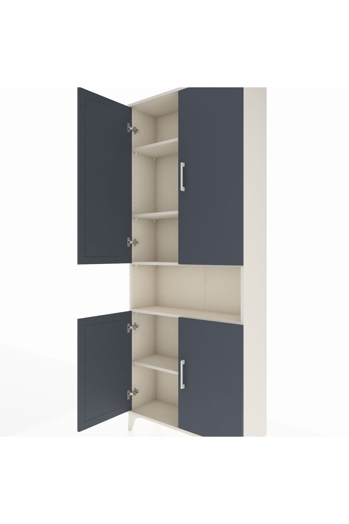 Arges Dolap 5 Raflı 4 Kapaklı 88x30x221 - S30M163V2A