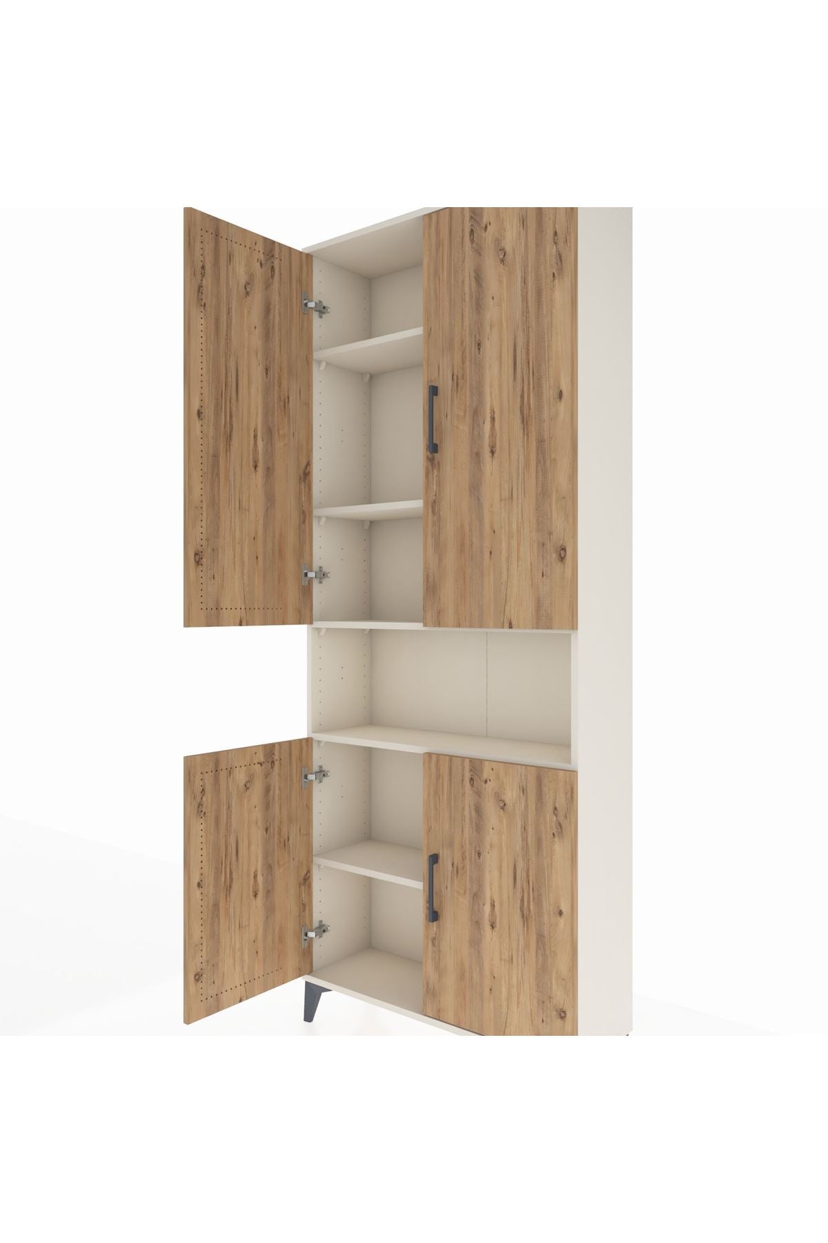 Arges Dolap 5 Raflı 4 Kapaklı 88x30x221 - S30M163V3A