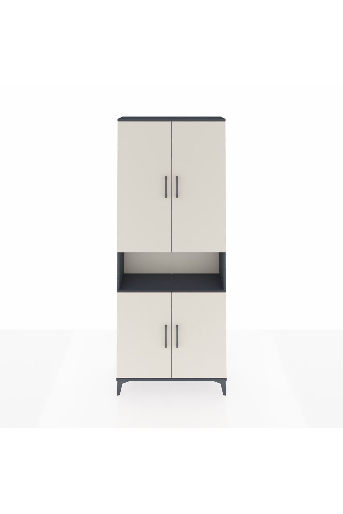 Arges Dolap 5 Raflı 4 Kapaklı 88x30x221 - S30M163V4A