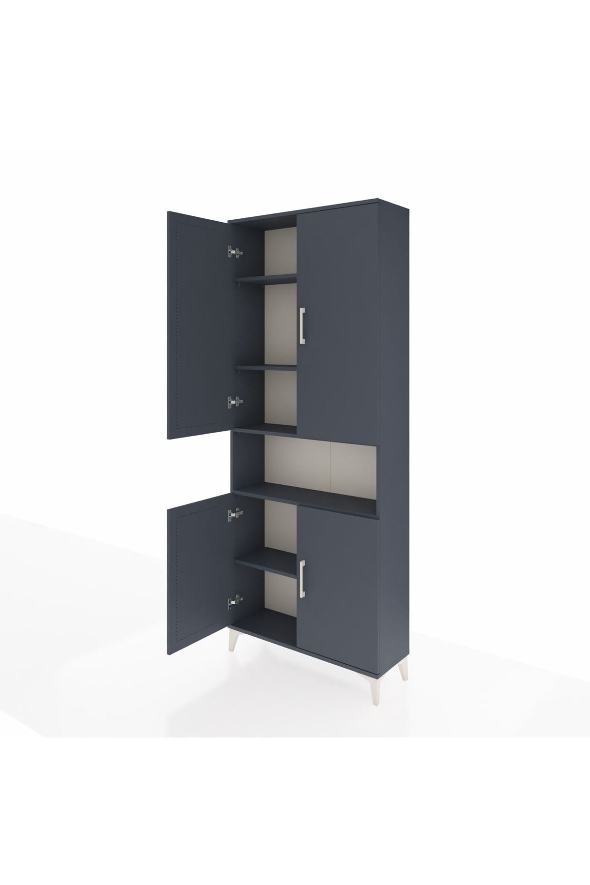 Arges Dolap 5 Raflı 4 Kapaklı 88x30x221 - S30M163V5A