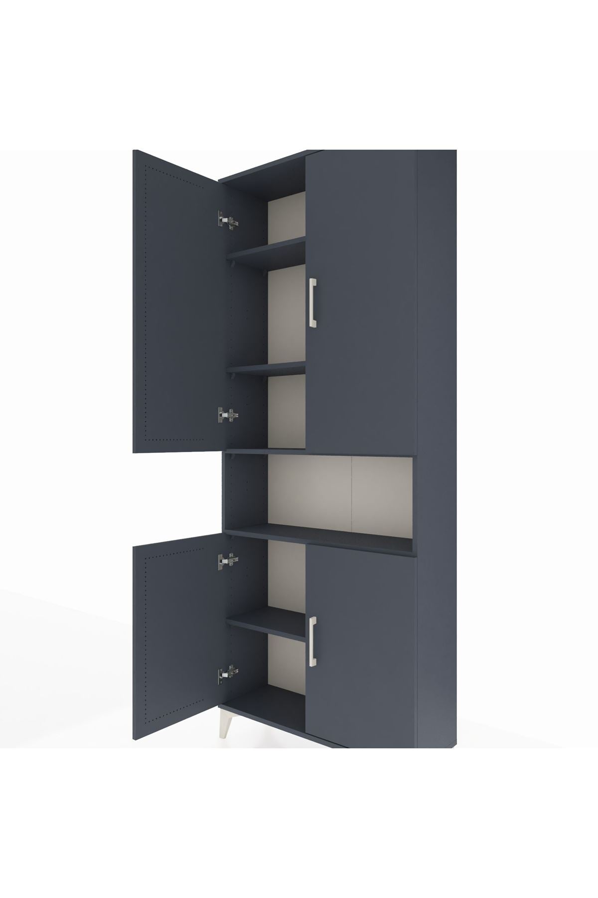 Arges Dolap 5 Raflı 4 Kapaklı 88x30x221 - S30M163V5A