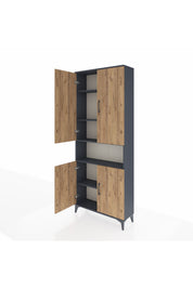 Arges Dolap 5 Raflı 4 Kapaklı 88x30x221 - S30M163V6A