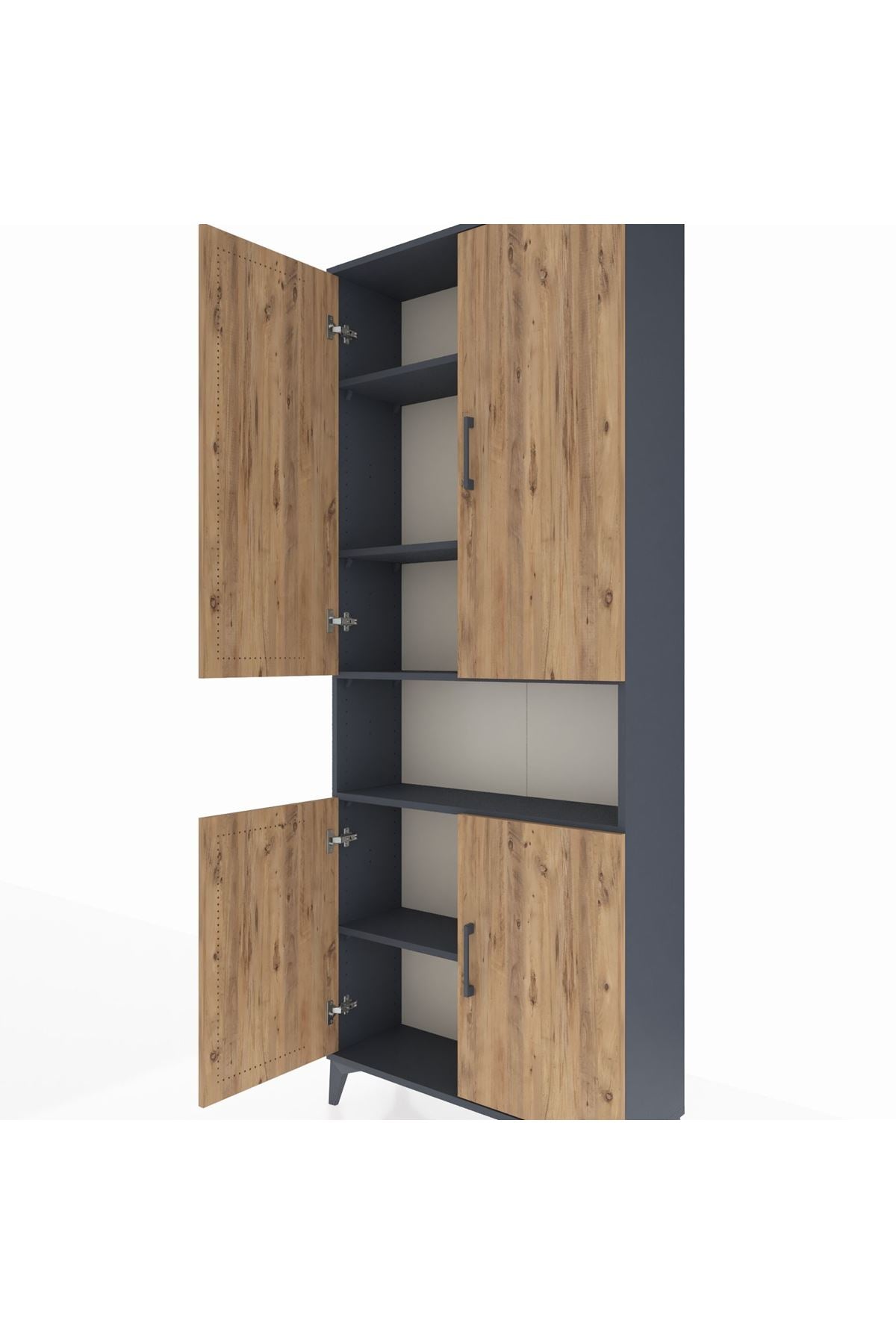 Arges Dolap 5 Raflı 4 Kapaklı 88x30x221 - S30M163V6A