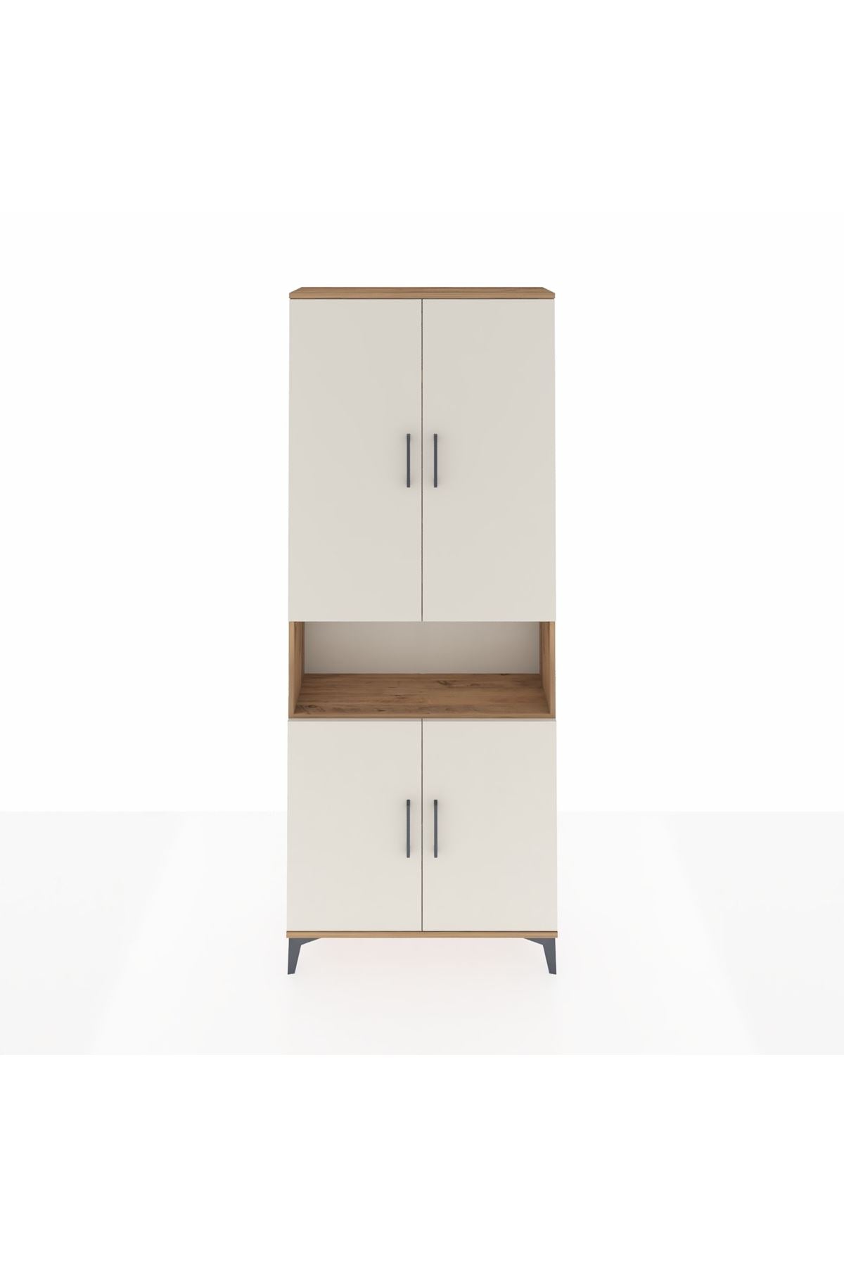 Arges Dolap 5 Raflı 4 Kapaklı 88x30x221 - S30M163V7A